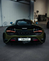 McLaren 720S 2018 2019 2020 2021 2022 2023 with Aftermarket Parts - 765LT Exhaust Tips with Valve Control Stainless Steel from Aero Republic